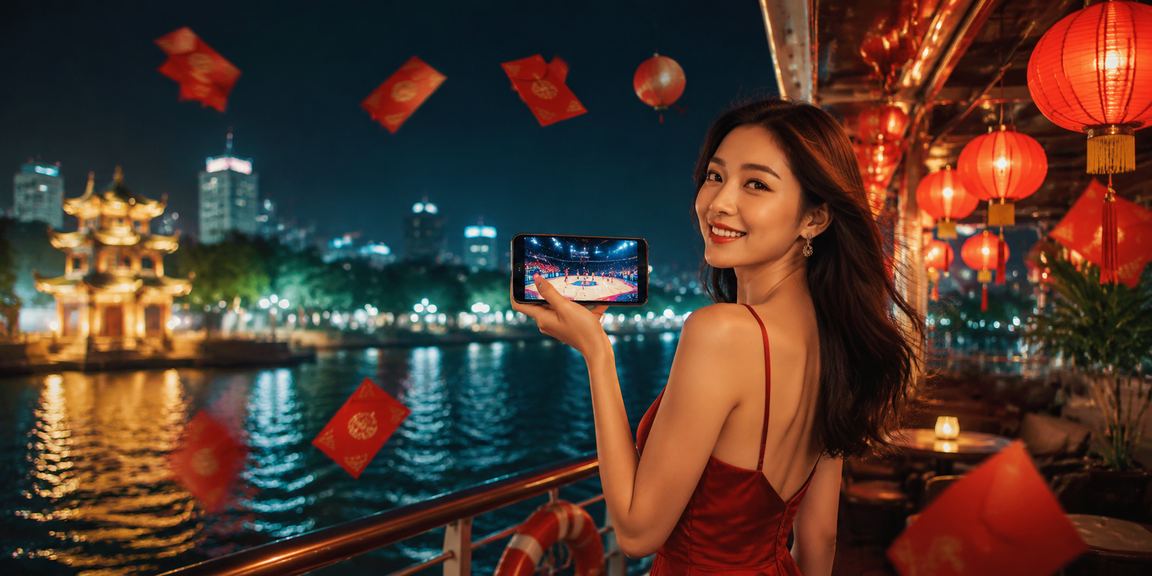 Người dùng Hà Nội xem thông tin cá cược thể thao trong không khí lễ hội đèn lồng