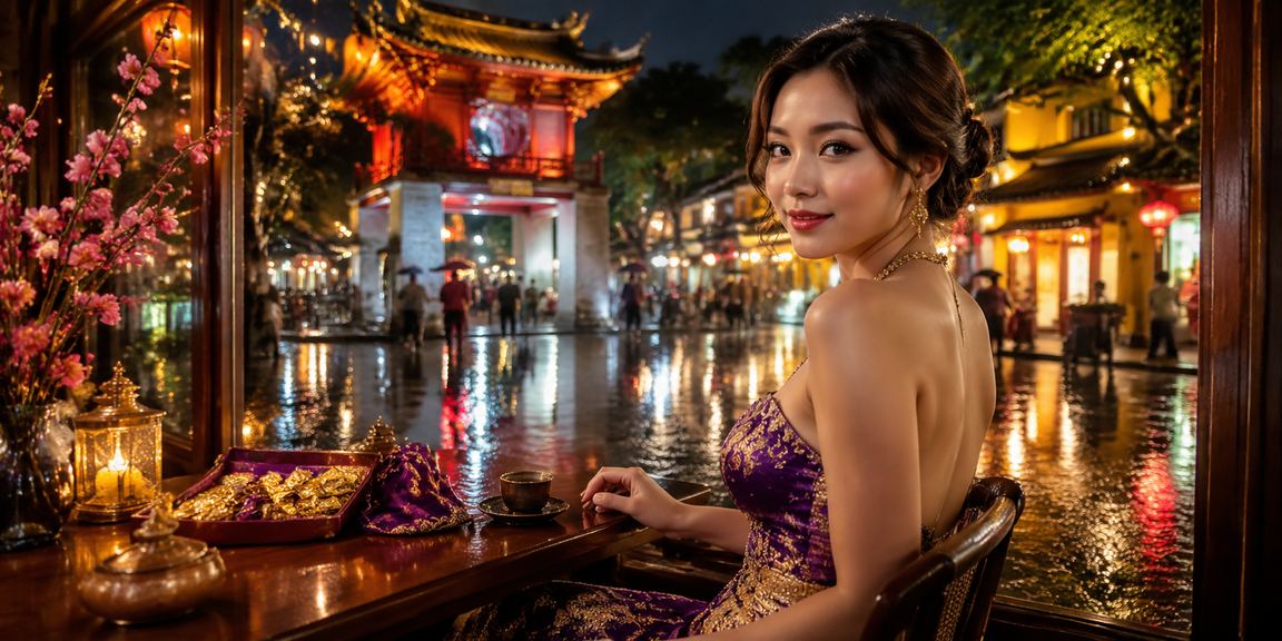 Người dùng Hà Nội xem thông tin kèo cá cược tại quán cà phê buổi sáng
