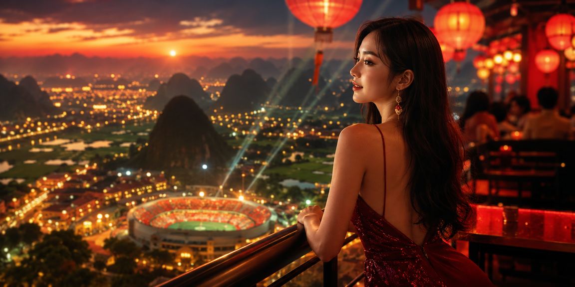 Không khí đèn lồng Hội An về đêm với cảm giác giải trí casino sôi động và huyền ảo